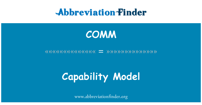 COMM: Model de capacitat