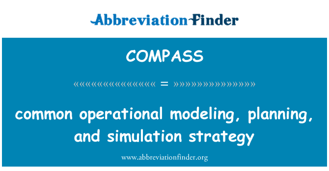 COMPASS: model operasi biasa, perancangan dan strategi simulasi