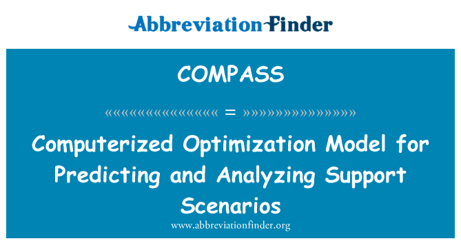 COMPASS: Geautomatiseerd Optimization Model voor het voorspellen en analyseren van ondersteuning scenario 's