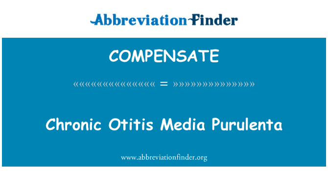 COMPENSATE: Purulenta tal-midja otiti kronika