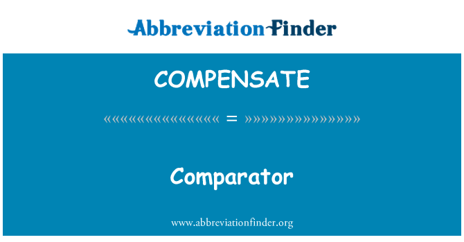 COMPENSATE: Komparaator