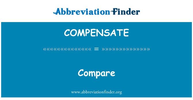 COMPENSATE: Primerjati
