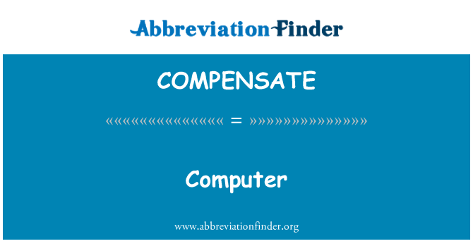 COMPENSATE: Il-kompjuter