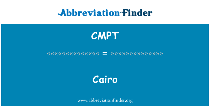 CMPT: Cairo