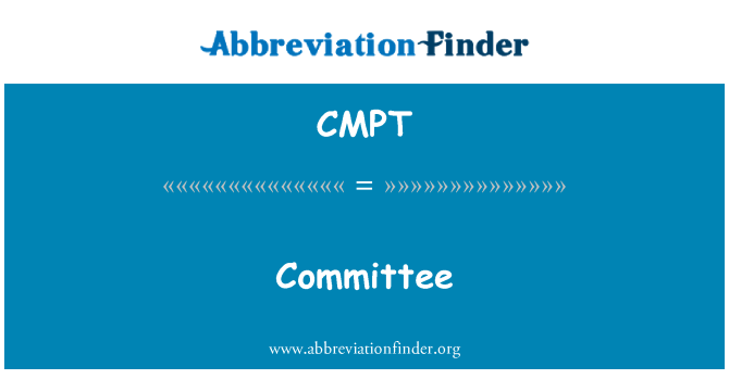 CMPT: Committee