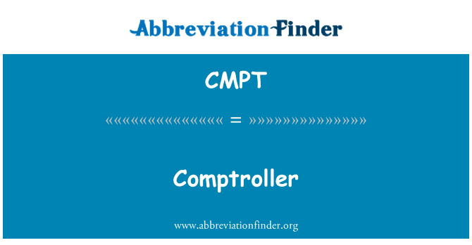 CMPT: Comptroller