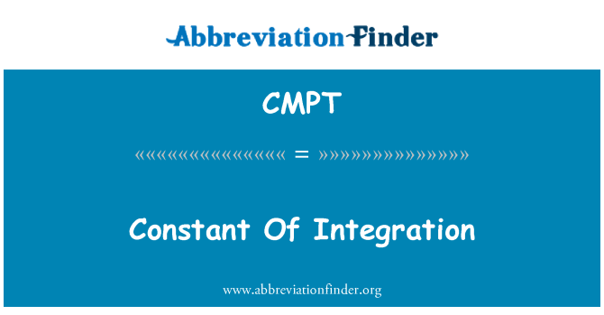 CMPT: ثابت ادغام