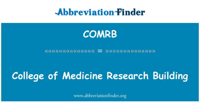 COMRB: College of Medicine Forschungsgebäude