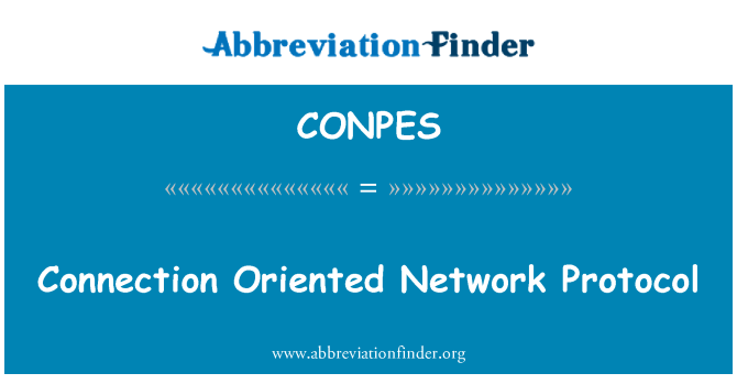 CONPES: Connection Oriented Network Protocol