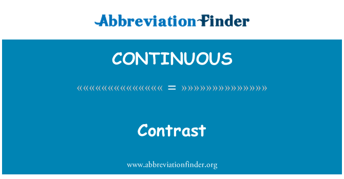 CONTINUOUS: Ant