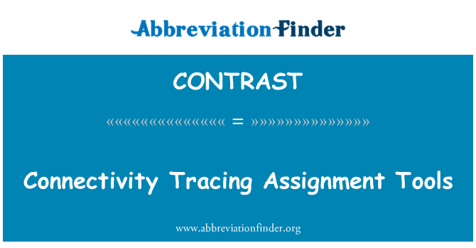 CONTRAST: 連接跟蹤作業工具