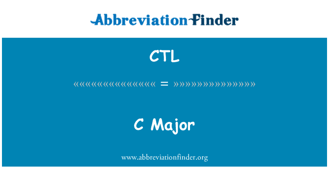 CTL: C Major