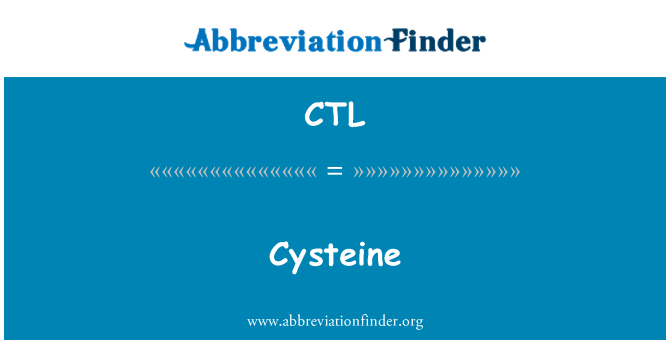CTL: Cisteinas