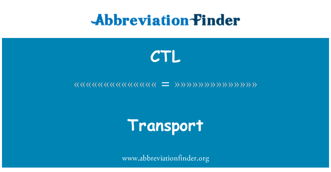 CTL: Transpordi