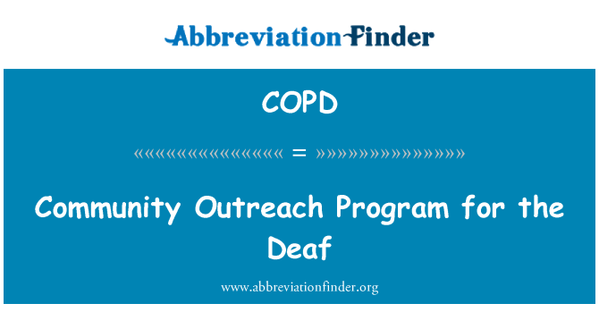 COPD: Kominote pwogram asistans pou oud la