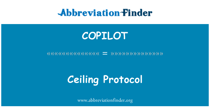 COPILOT: Protokol siling