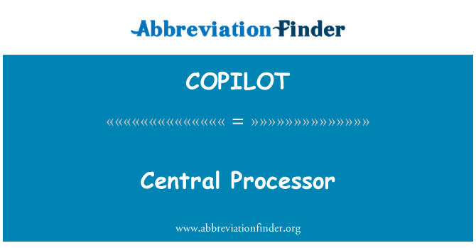 COPILOT: Pusat pemproses
