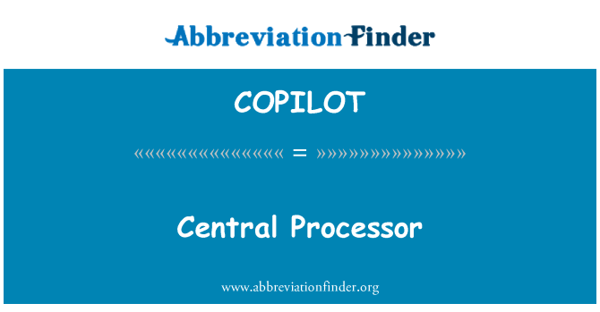 COPILOT: Procesador central