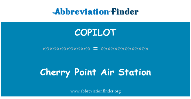 COPILOT: Estasyon aeryèn Point Cherry