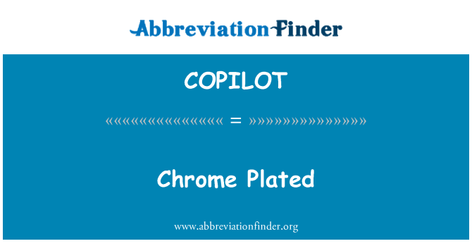 COPILOT: Хромированный