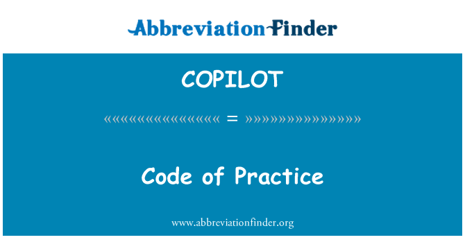 COPILOT: Kódex postupov