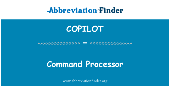 COPILOT: Arahan pemproses