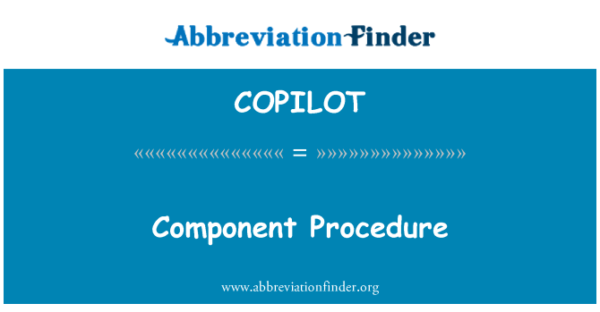 COPILOT: Postup