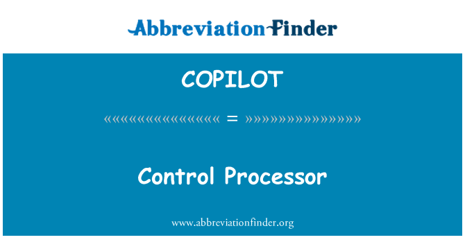COPILOT: Kontrola procesora