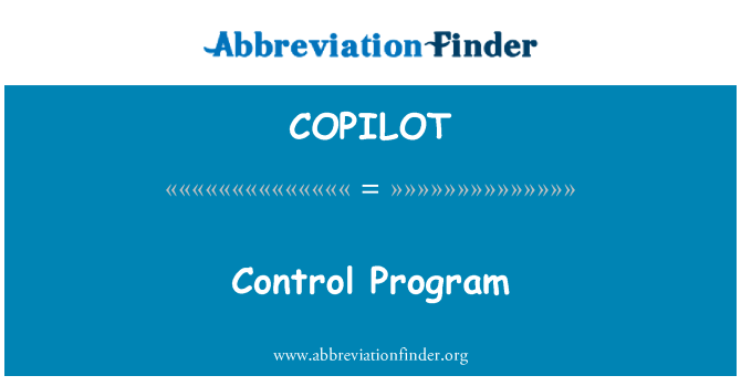COPILOT: Programa de controle