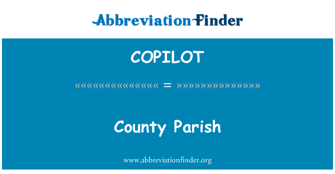 COPILOT: County-Pfarrei