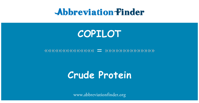 COPILOT: Rohprotein