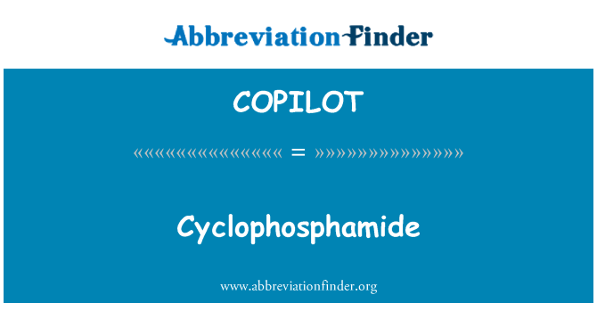 COPILOT: Cyclophosphamide
