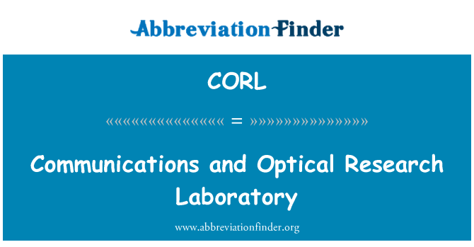 CORL: Communications and Optical Research Laboratory