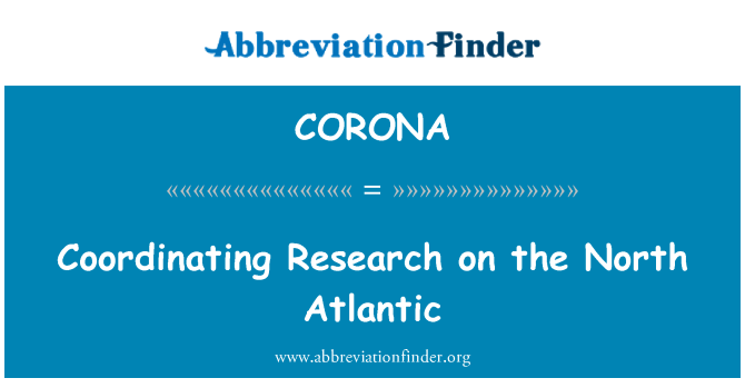CORONA: Koordinovat výzkum v severním Atlantiku