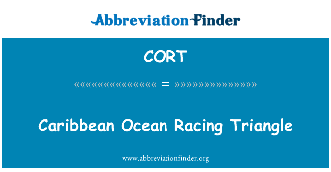 CORT: Caribien Ocean Racing trekant