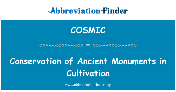 COSMIC: Konservasi monumen kuno di budidaya