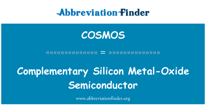 COSMOS: Komplementární Silicon Metal-Oxide Semiconductor