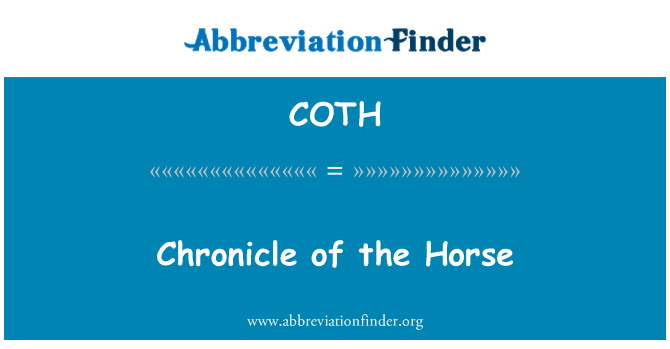 COTH: Crónica del caballo