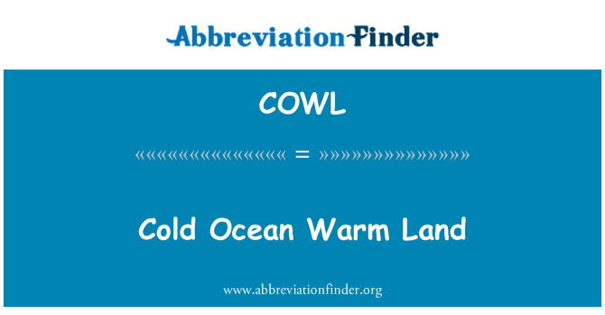 COWL: Warm peyi Oseyan frèt