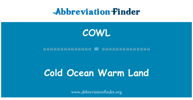 COWL: Kalten Ozean Warm Land