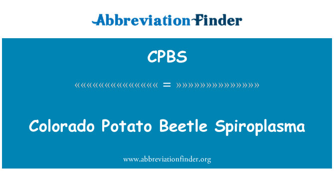 CPBS: Mandelinka bramborová Spiroplasma