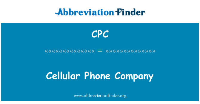 CPC: Kumpanija tat-telefown ċellulari