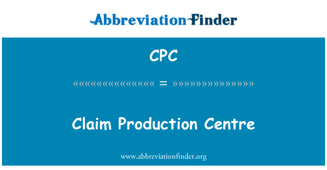 CPC: Tvrdenie výrobných prevádzok