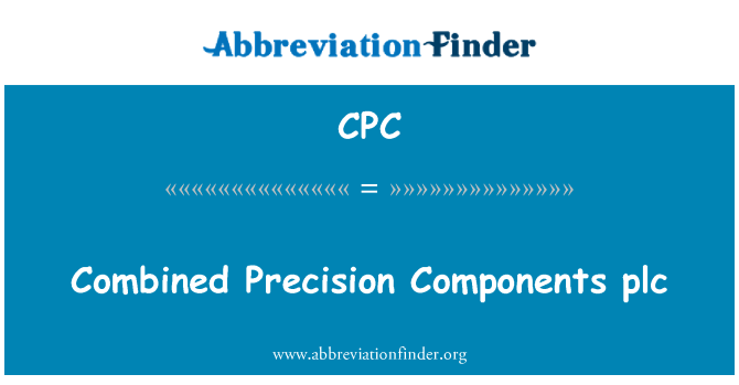 CPC: 結合的精密元件 plc