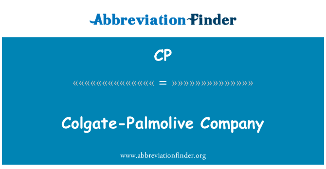 CP: L'empresa Colgate-Palmolive