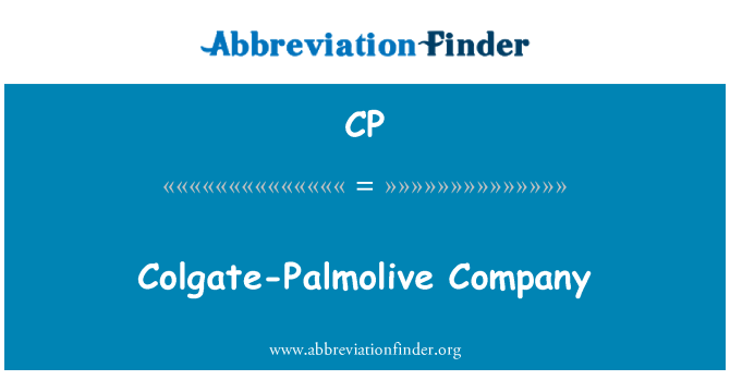CP: Colgate-Palmolive Company