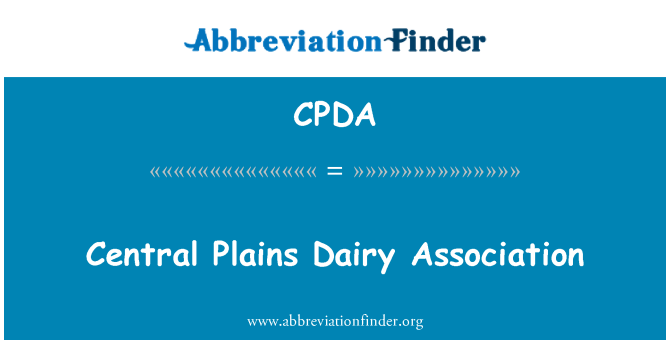 CPDA: Kesk-Plains piimakarja Assotsiatsiooni