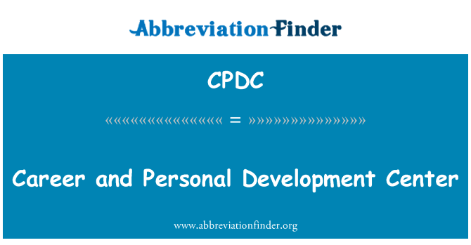 CPDC: Kariera in osebni razvojni Center