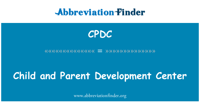 CPDC: Enfant et Parent Development Center