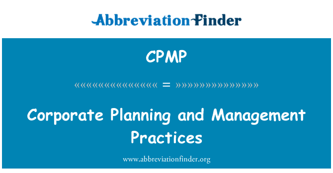 CPMP: Entreprise Planification Et Gestion pwatik